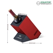 Pemberly Row Red Single Bottle Chiller Thermo-Electric Freestanding in Red