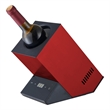 Pemberly Row Red Single Bottle Chiller Thermo-Electric Freestanding in Red