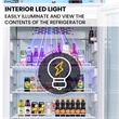 Pemberly Row 12.7cu.ft. Commercial Refrigerator - Glass Door & Temperature Alarm