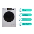 Pemberly Row 1.6 cu.ft./15 lbs White Front load Washer 15 Programs & Pet Cycle