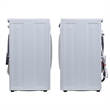 Pemberly Row Contemporary 1.62cf Plastic Washer Dryer in White