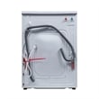 Pemberly Row Contemporary 1.62cf Plastic Washer Dryer in White