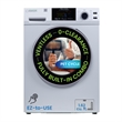Pemberly Row Contemporary 1.62cf Plastic Washer Dryer in White