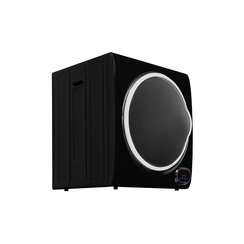 Pemberly Row 3.5 cu.ft. Compact Short Dryer with Digital Controls in Black