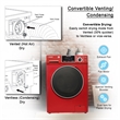 Pemberly Row All-in-One Washer Dryer Ventless/Vented Pet Cycle 1.62cf 110V