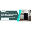 Pemberly Row All-in-one Washer Dryer Convertible with Pet Sanitize Cycle