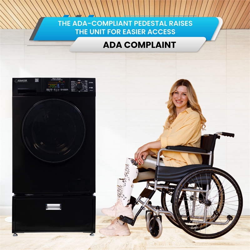 Pemberly Row All-in-one Washer Dryer Convertible with Pet Sanitize Cycle