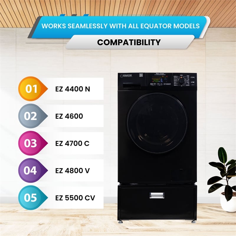 Pemberly Row All-in-one Washer Dryer Convertible with Pet Sanitize Cycle