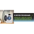Pemberly Row Deluxe Matching 110VWasher 1.9 cu.ft &Vented Sensor Dryer 4 cu.ft