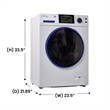 Pemberly Row Washer Anti Corrosion 1.62 cf/15 lbs. 1400 RPM Salt Wash Sanitize