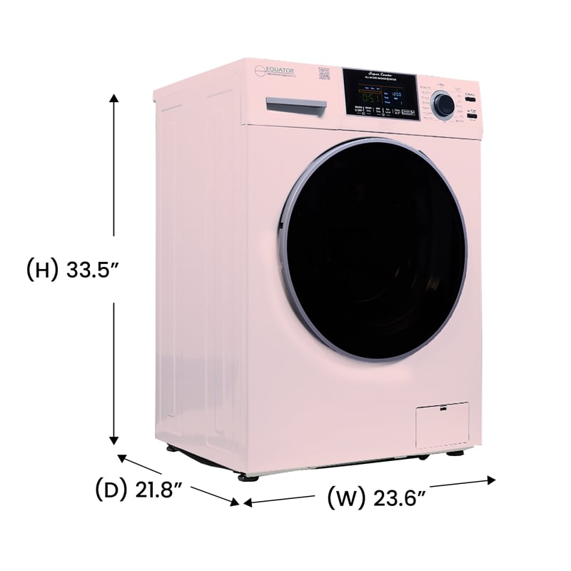 Pemberly Row All-in-One Washer Dryer Ventless/Vented Pet cycle 1.62cf/15lbs 110V