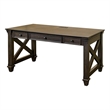 Pemberly Row Set of 3 Wood Office Writing Table & Filing Cabinet & Bookcase