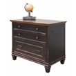Pemberly Row Set of 3 Fully Assembled Office Desk & Filing Cabinet & Bookcase