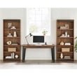 Pemberly Row Set of 3 Writing Office Table & Filing Cabinet & Bookcase