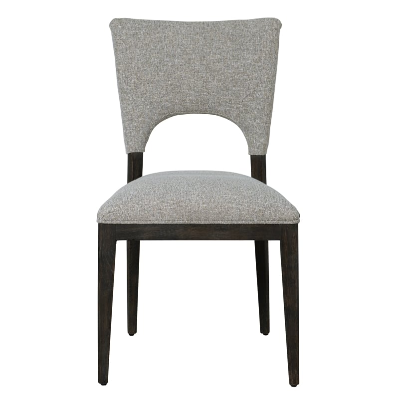 Pemberly Row Set of 5 Fabric Upholstered Dining Chairs & 94