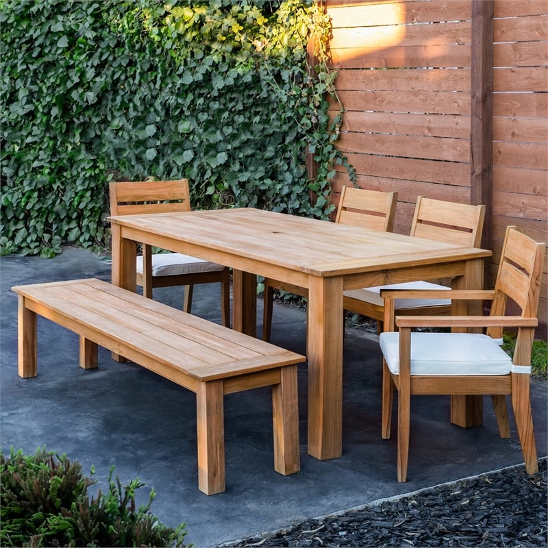Pemberly Row Set of 3 Teak Outdoor 80