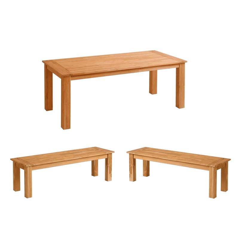 Pemberly Row Set of 3 Teak Outdoor 80