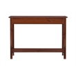 Pemberly Row 5-Piece Wood Living Room Furniture Set in Tobacco Brown