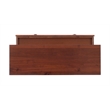 Pemberly Row 5-Piece Wood Living Room Furniture Set in Tobacco Brown