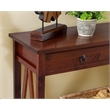 Pemberly Row 5-Piece Wood Living Room Furniture Set in Tobacco Brown