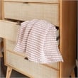 Pemberly Row Set of 4-Piece Woven Rattan Cane Queen Bedroom Set in Natural