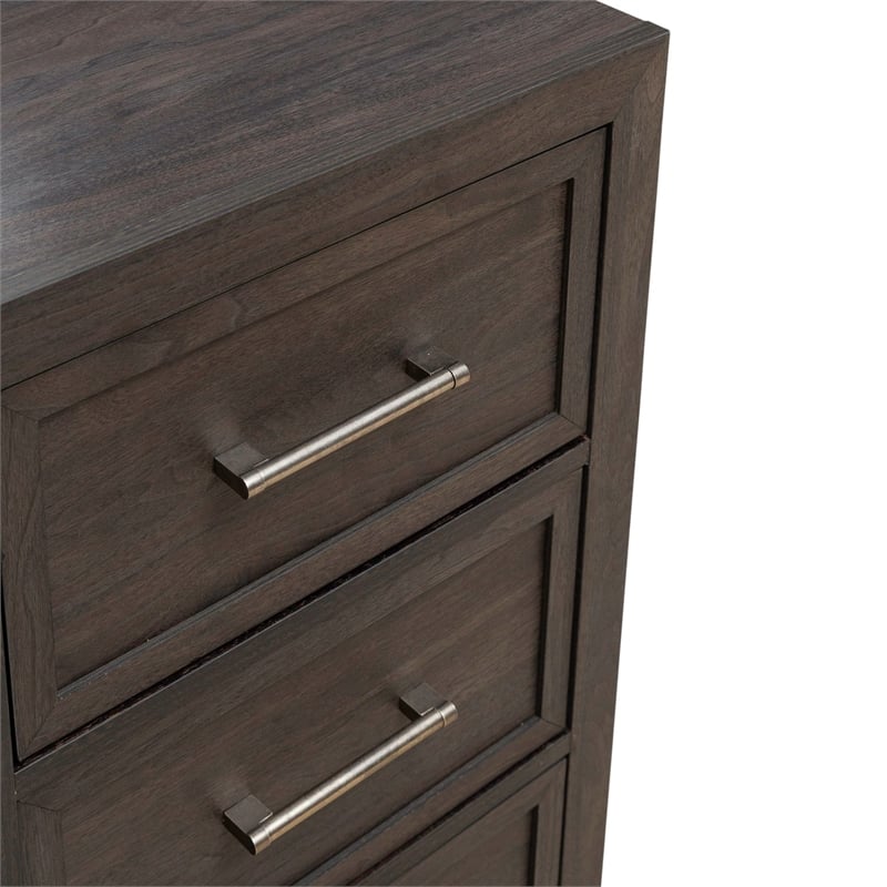 Pemberly Row Set of 4 King Upholstered Bed & Dresser & Chests