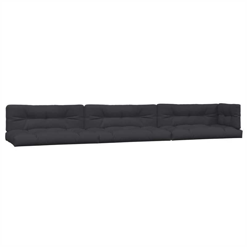 Pemberly Row 6 Piece Solid Acacia Wood Patio Pallet Sofa Set With Cushions
