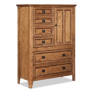 Pemberly Row Bedroom 6-Drawer Transitional Wood Chest in Brushed Ash