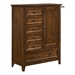 Brown/5-Drawer & 1-Door