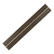 Pemberly Row Contemporary Solid Hardwood Bed Rails in Graphite Gray
