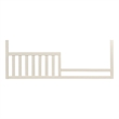 Pemberly Row Nursery Farmhouse Furniture Set of 6 Baby Crib Set in Chalk White