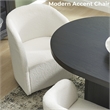 Pemberly Row 6-Piece Black & White Solid Wood Dining Set
