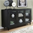 Pemberly Row 6-Piece Black & White Solid Wood Dining Set
