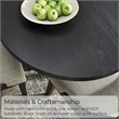 Pemberly Row 6-Piece Black & White Solid Wood Dining Set