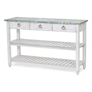 Pemberly Row Contemporary Wood Entertainment Center with Drawers in Blue