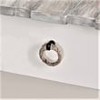 Pemberly Row Contemporary Wood Console Table with Drawers in White/Gray