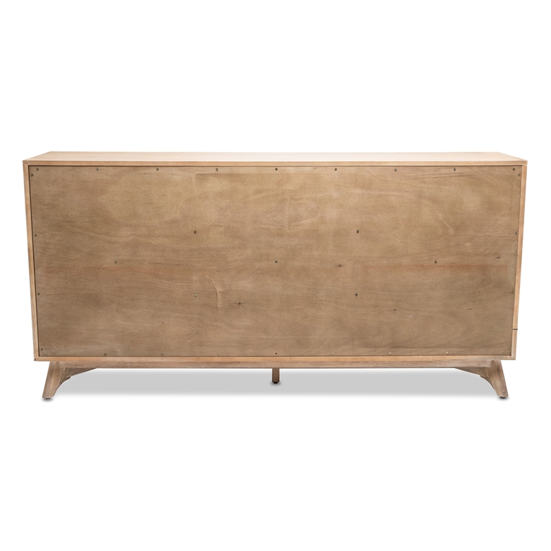 Pemberly Row 3-Door Credenza TV Stand Entertainment Unit Hallway Dresser