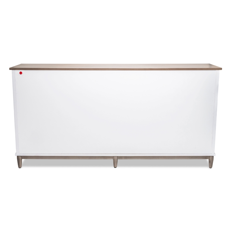 Pemberly Row 4-Door Credenzaa TV Stand Entertainment Unit Hallway Dresser