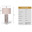 Pemberley Row Poly Beige Table Lamp Set Coastal 30