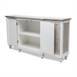 Pemberly Row 4-Door Credenza TV Stand Entertainment Unit Hallway Dresser