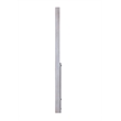 Pemberly Row Contemporary Wood Rectangular Mirror in Grey/White