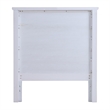 Pemberly Row Contemporary Twin Solid Wood Headboard in Grey White
