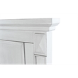 Pemberly Row Queen Bed with Storage in White & Soft Grey Glaze