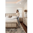 Pemberly Row Contemporary Queen Bed in Muted Earth Tones & Clay