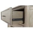 Pemberly Row Contemporary 5-Drawer Chest in Glazed Driftwood
