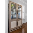Pemberly Row Bunching Curio with LED in Muted Earth Tones & Clay