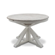 Pemberly Row Contemporary Butterfly Leaf Extension Dining Table in Gray