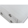 Pemberly Row Contemporary 2-Drawer Nightstand in White/Soft Grey Glaze