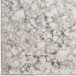 Pemberly Row Polyester Transitional Marbled Gray 5x8 Area Rug