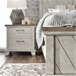 Pemberly Row Farmhouse / Country Rustic Ivory Queen Panel Bed